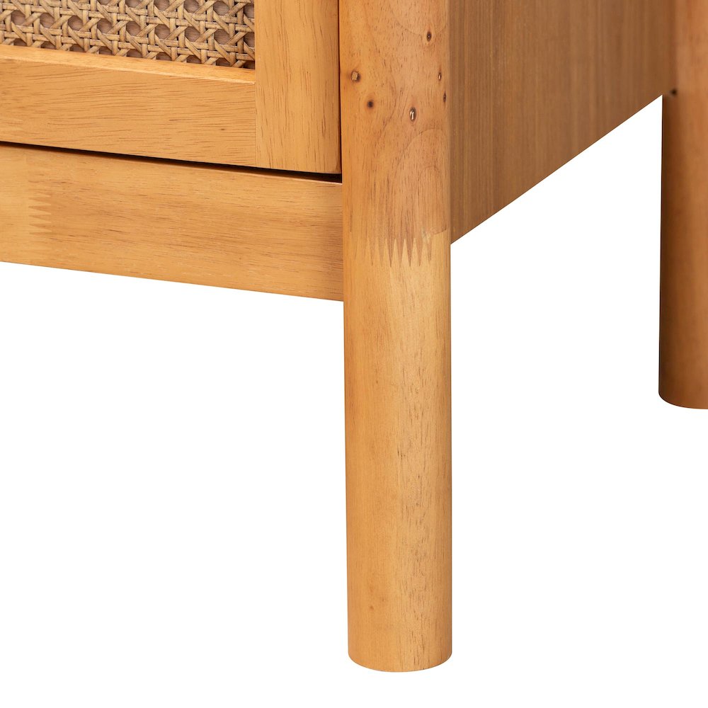 Jenn Golden Brown Wood Japandi 3-Piece Storage Set. Picture 6