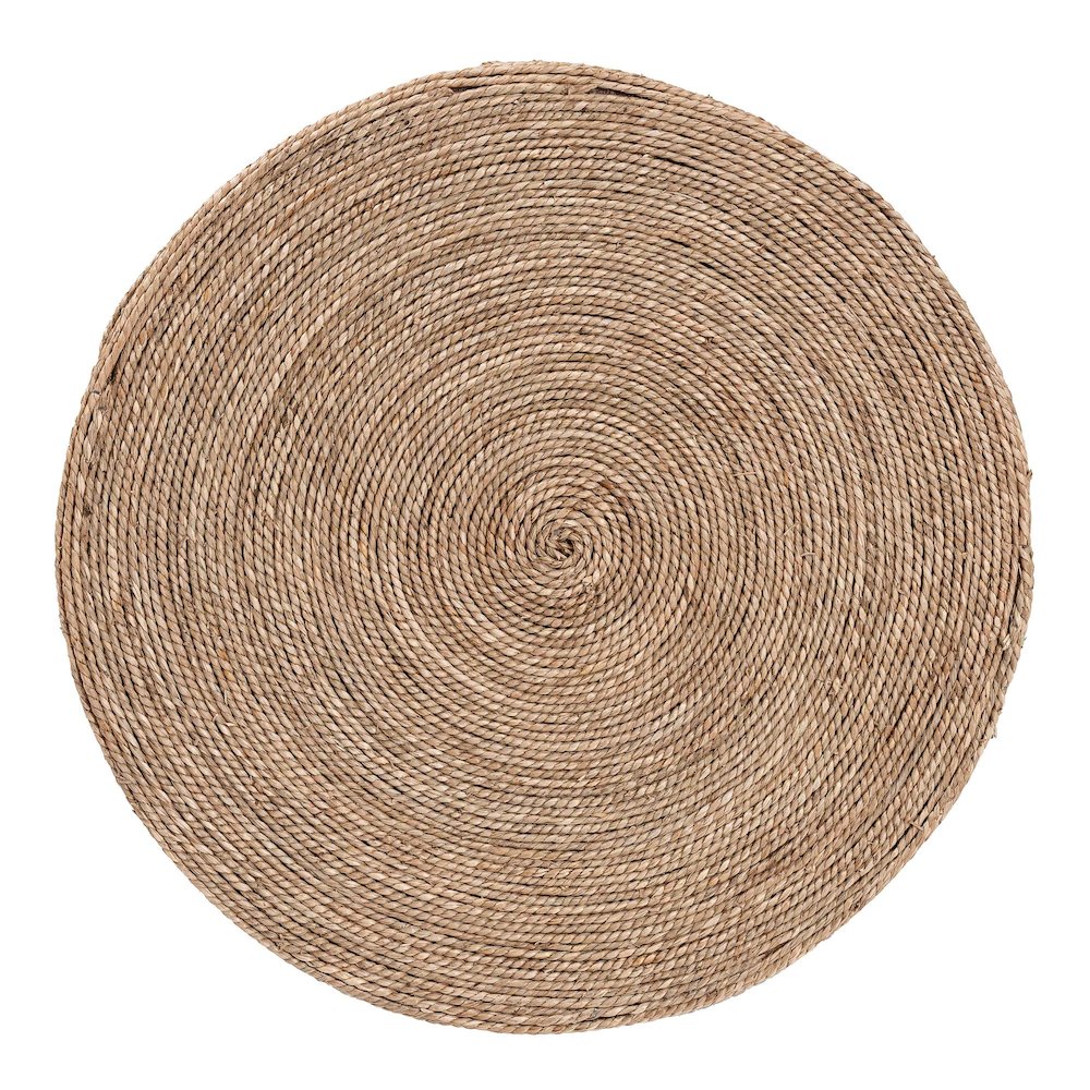 Cady Japandi Natural Jute Side Table. Picture 3