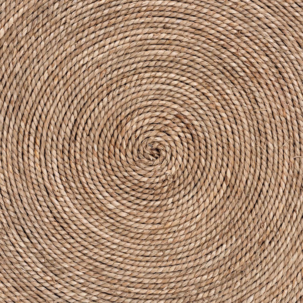 Cady Japandi Natural Jute Side Table. Picture 4