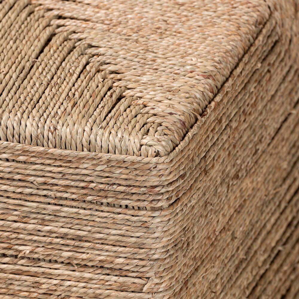 Nakita Japandi Natural Jute Coffee Table. Picture 3