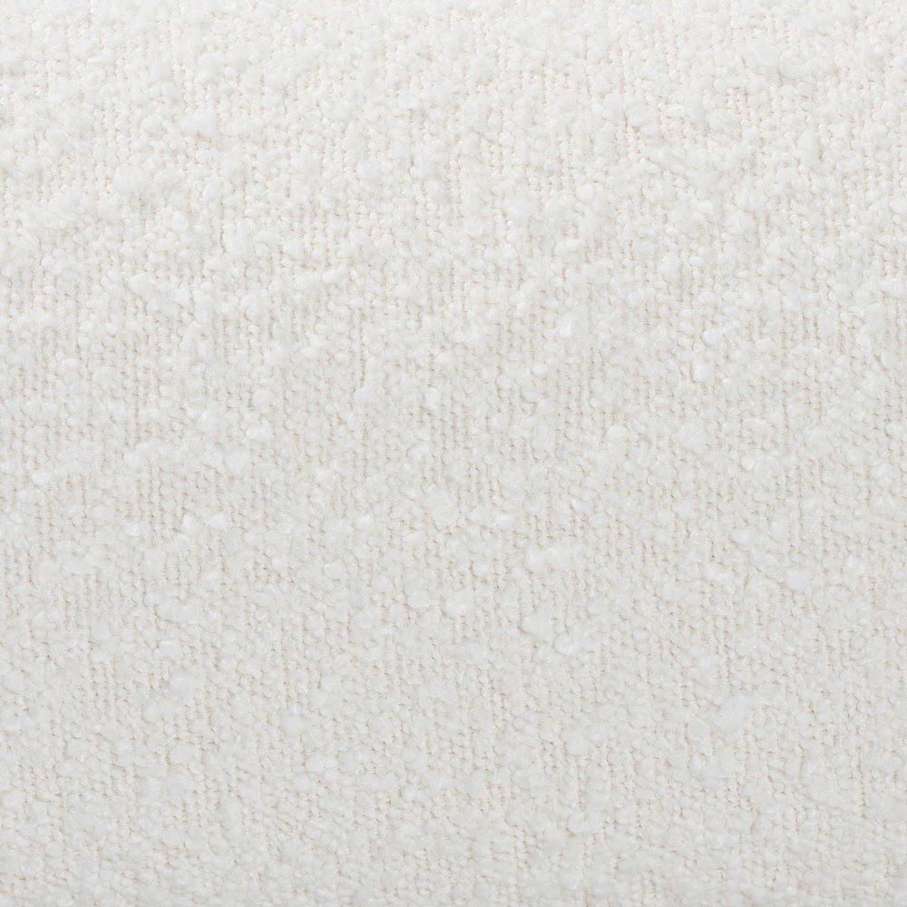 Vinicio Mid-Century Modern Cream Boucle Queen Platform Bed. Picture 6