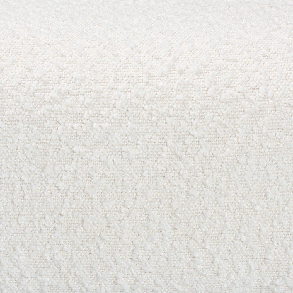 Vinicio Mid-Century Modern Cream Boucle Accent Bench. Picture 5