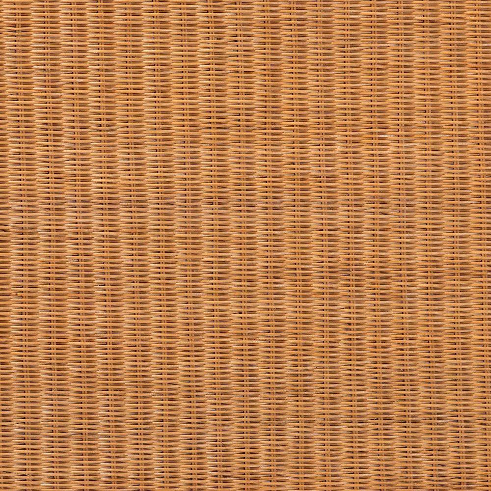Maritza Bohemian Light Honey Scalloped Rattan Pitrit King Standalone Headboard. Picture 3