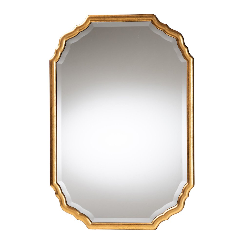 Pacino Antique Goldleaf Accent Wall Mirror. Picture 1