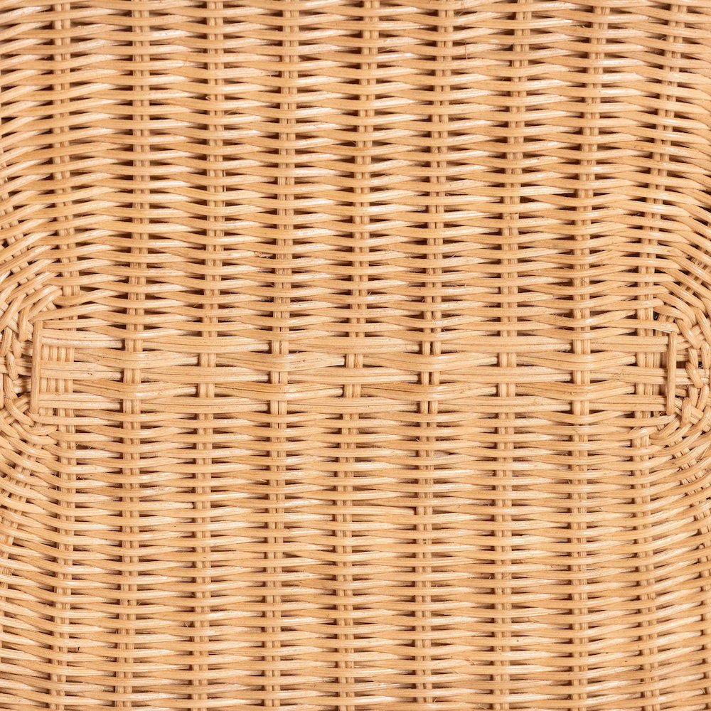 Elissa Bohemian Light Honey Rattan Elephant End Table. Picture 6