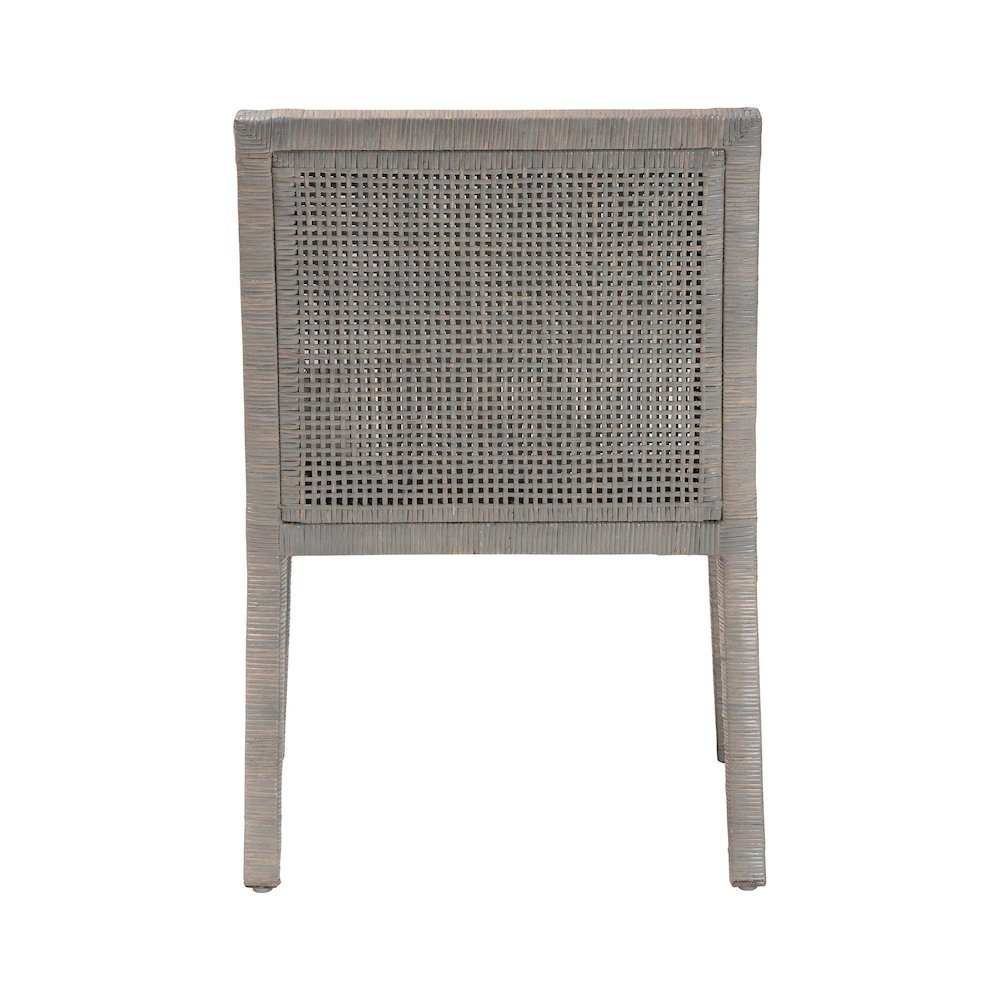 Karis Natural Rattan Dining Armchair. Picture 4