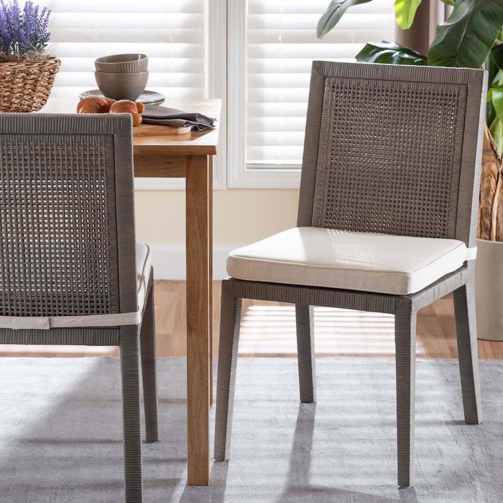 Sofia Natural Rattan Dining Chair. Picture 8