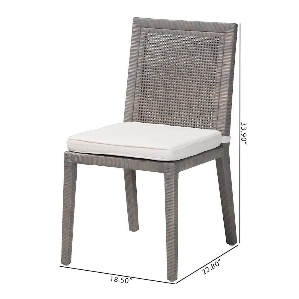 Sofia Natural Rattan Dining Chair. Picture 9