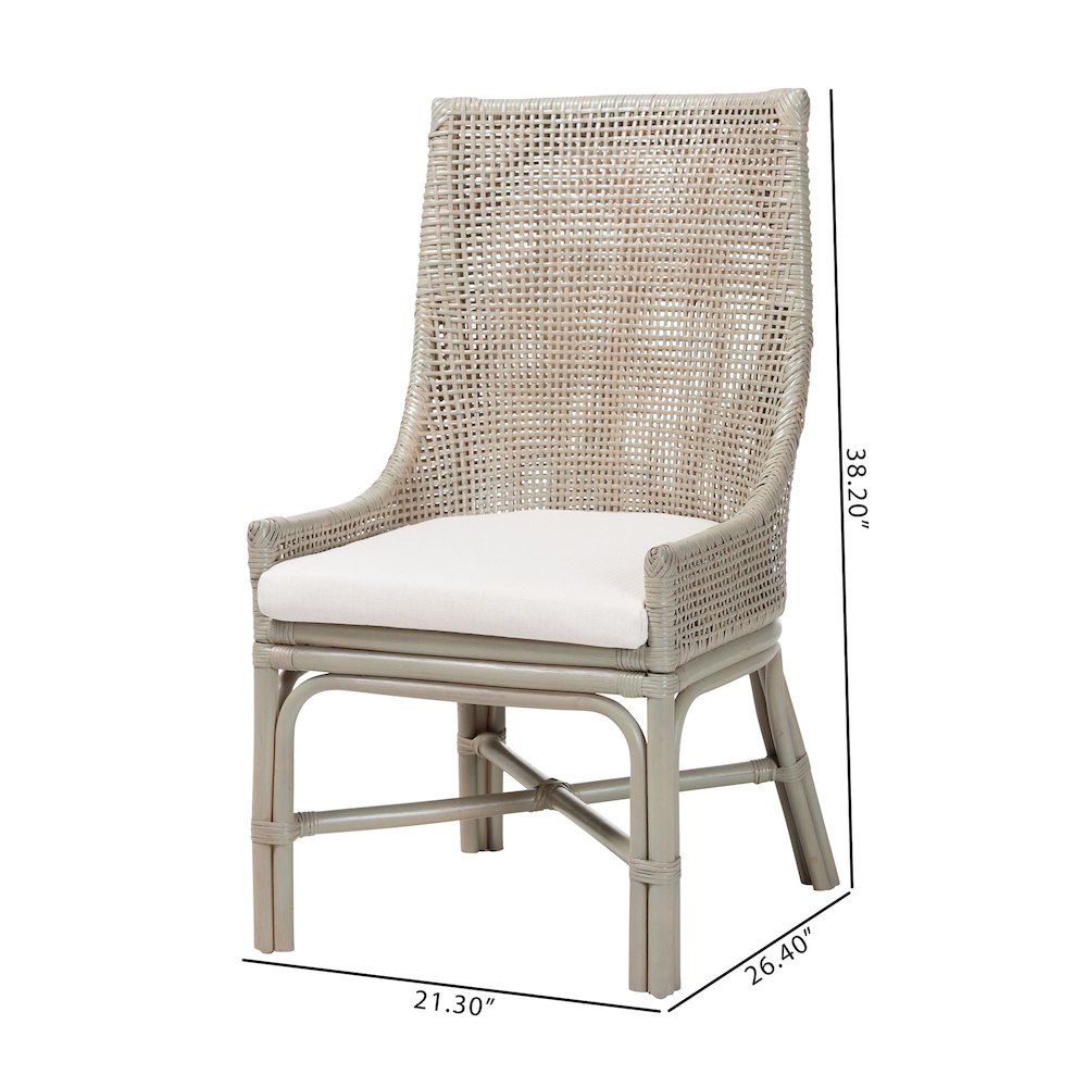 Bella Rattan Dining Chair. Picture 9