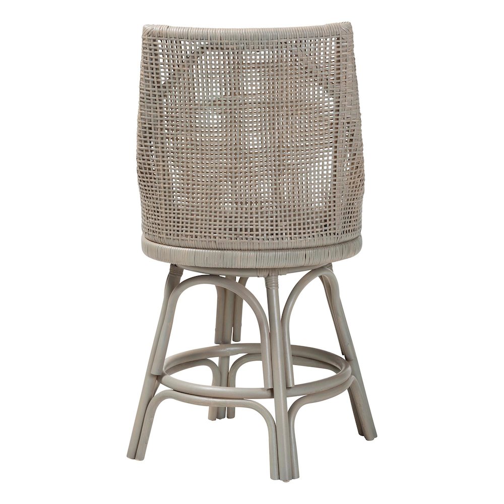 Bella Swivel Rattan Counter Stool. Picture 3