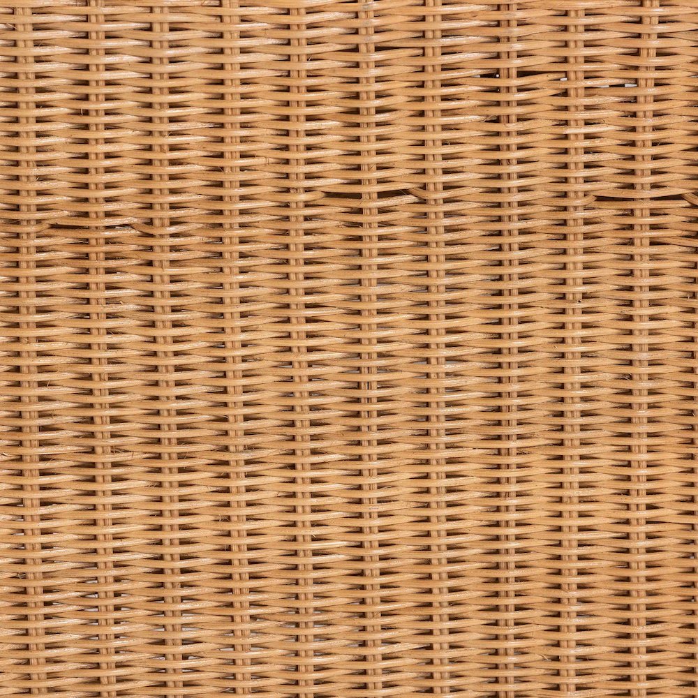 Nevada Bohemian Light Honey Rattan Accent Bench. Picture 5