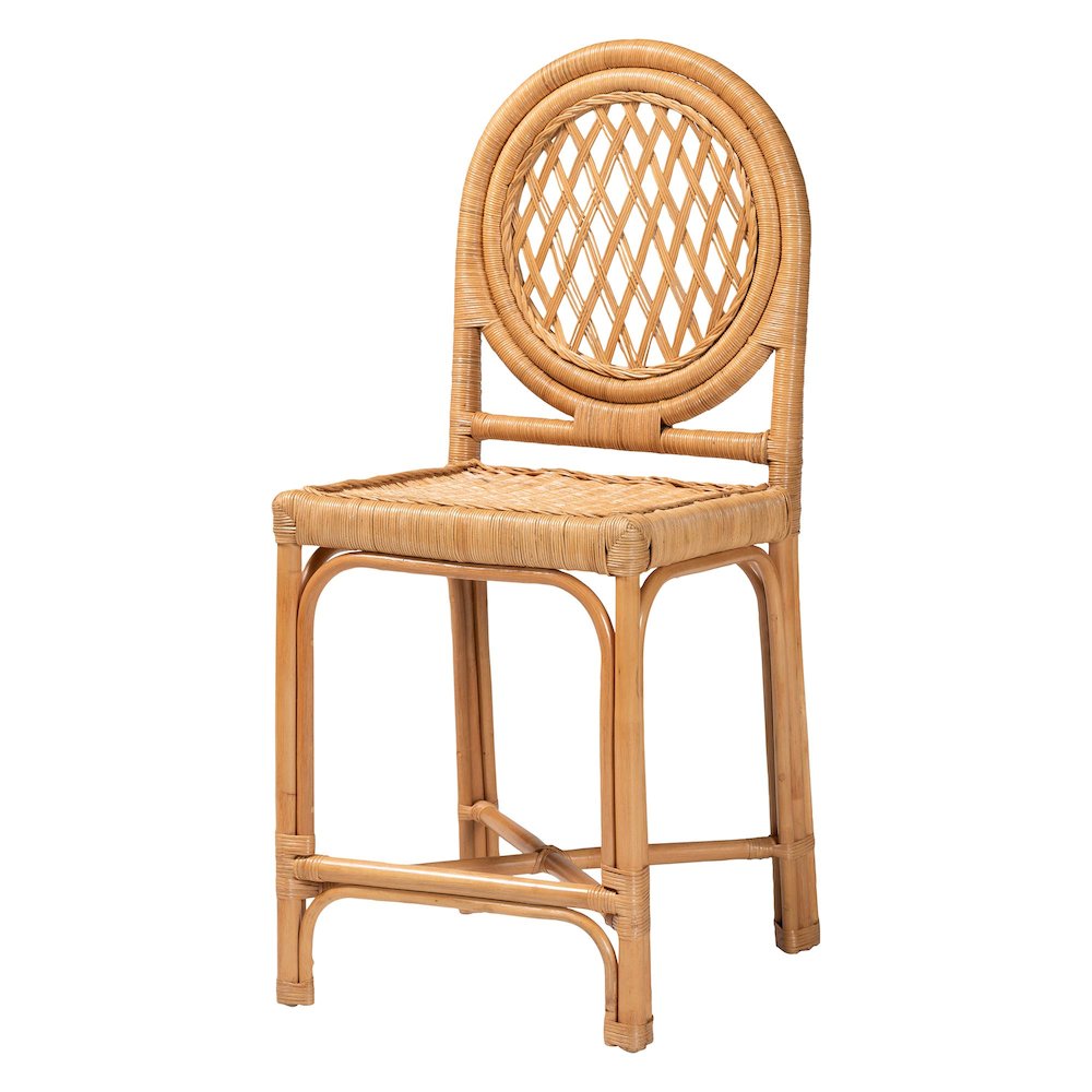 Oxford Natural Rattan Counter Stool. Picture 2