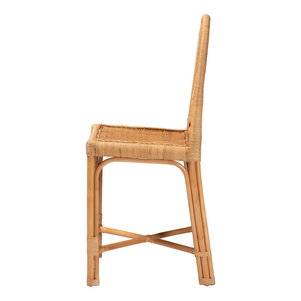 Oxford Natural Rattan Counter Stool. Picture 3