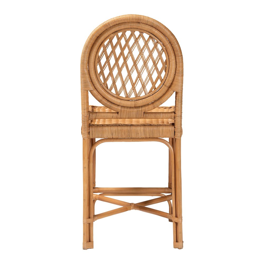 Oxford Natural Rattan Counter Stool. Picture 4