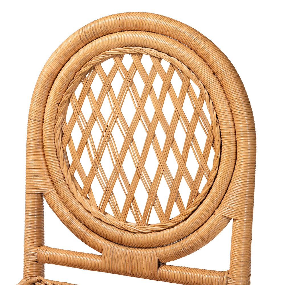 Oxford Natural Rattan Counter Stool. Picture 5