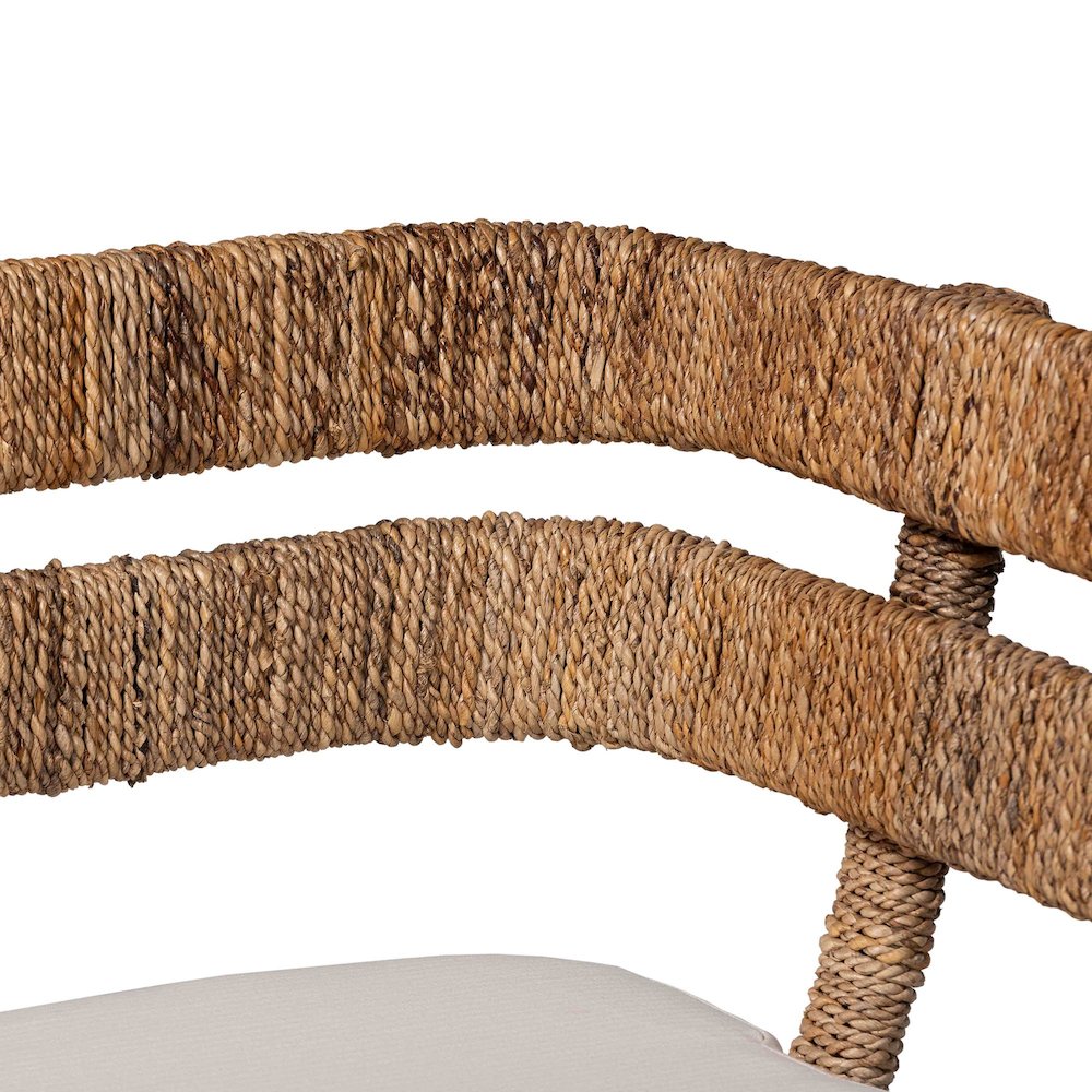 Ubud Seagrass Dining Nook Set. Picture 6