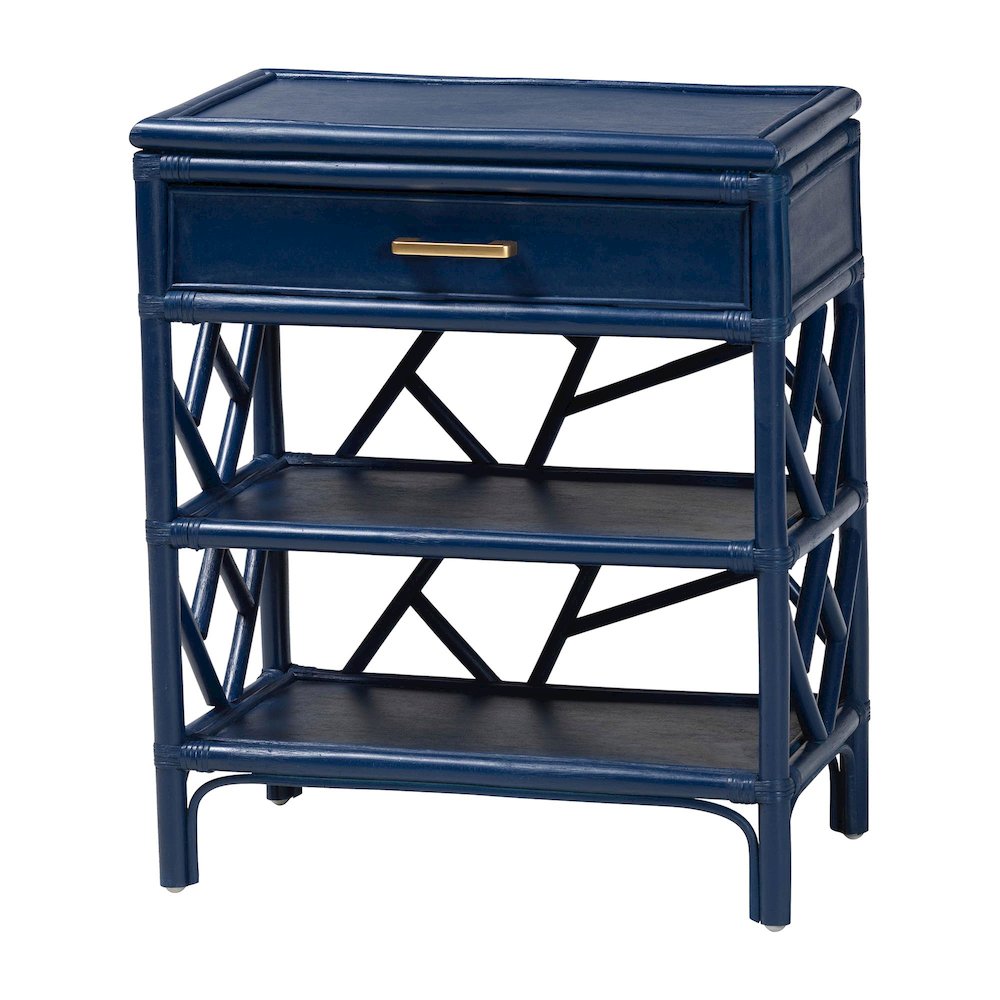 Daina Natural Rattan Nightstand. Picture 1