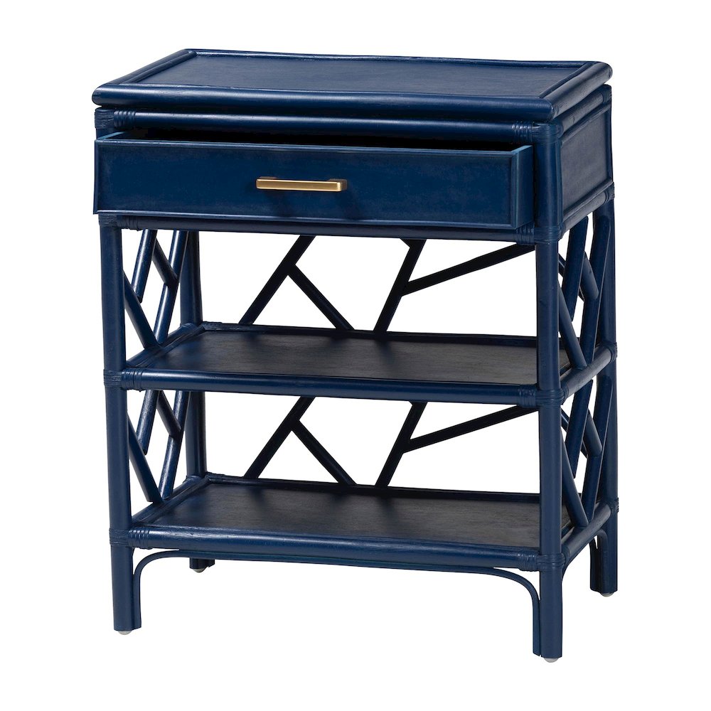 Daina Natural Rattan Nightstand. Picture 2