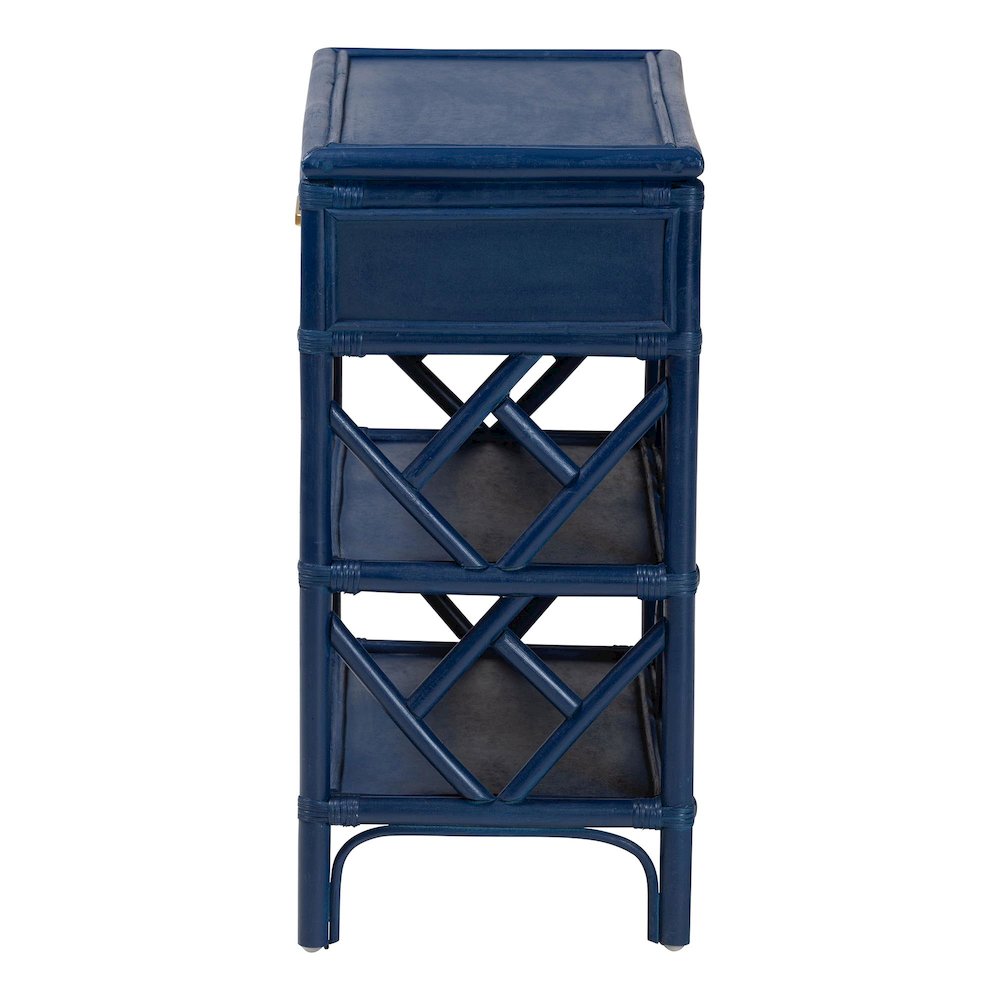 Daina Natural Rattan Nightstand. Picture 4
