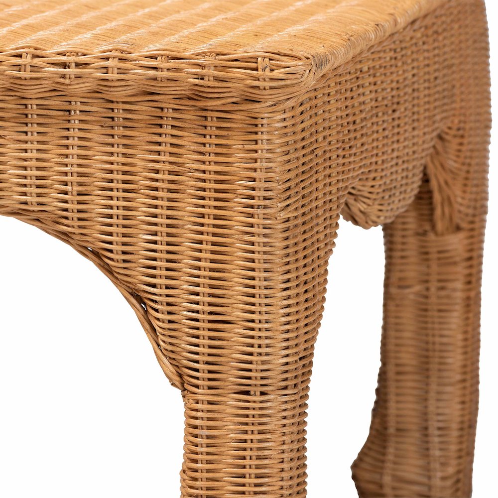 Abena Ming Style Natural Rattan Coffee Table. Picture 4