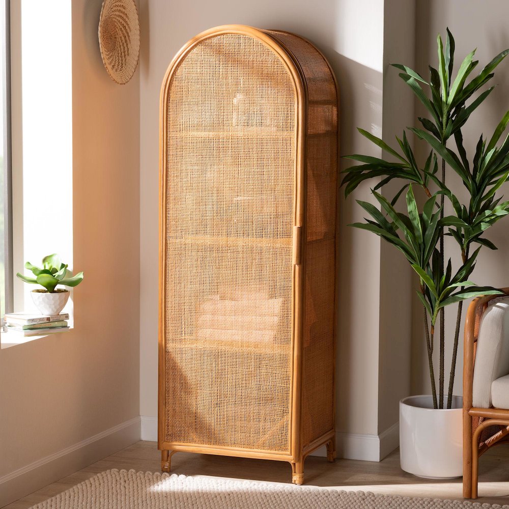 Paloma Natural Rattan Decorative Cabinet. Picture 9