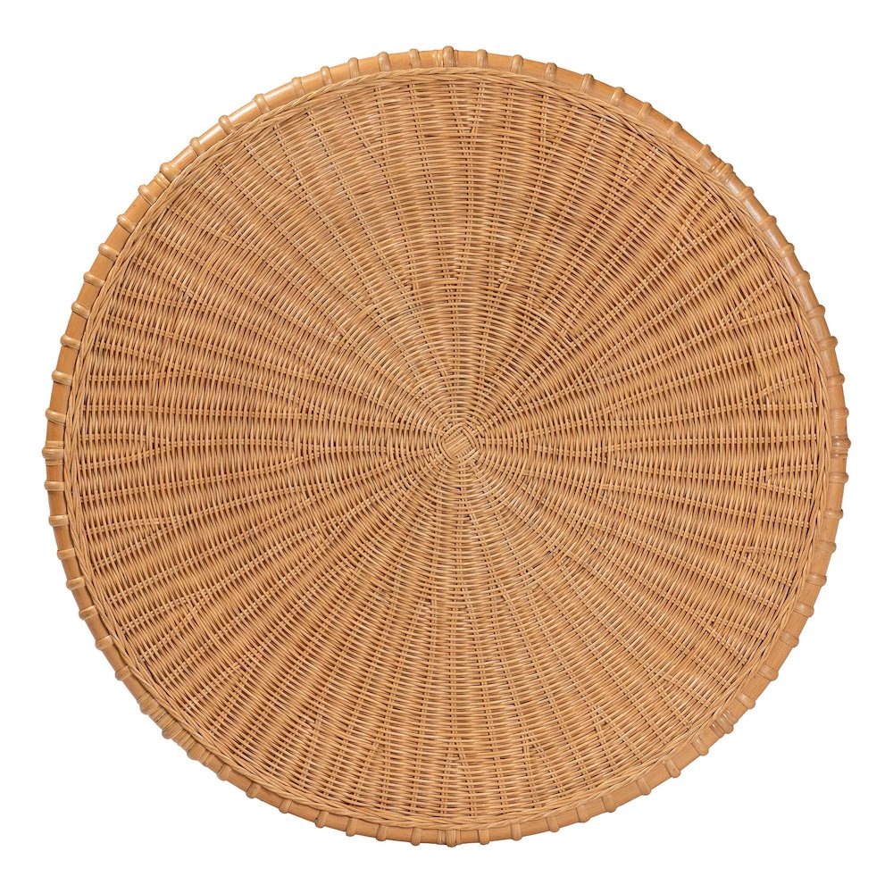 Abel Natural Rattan Coffee Table. Picture 6