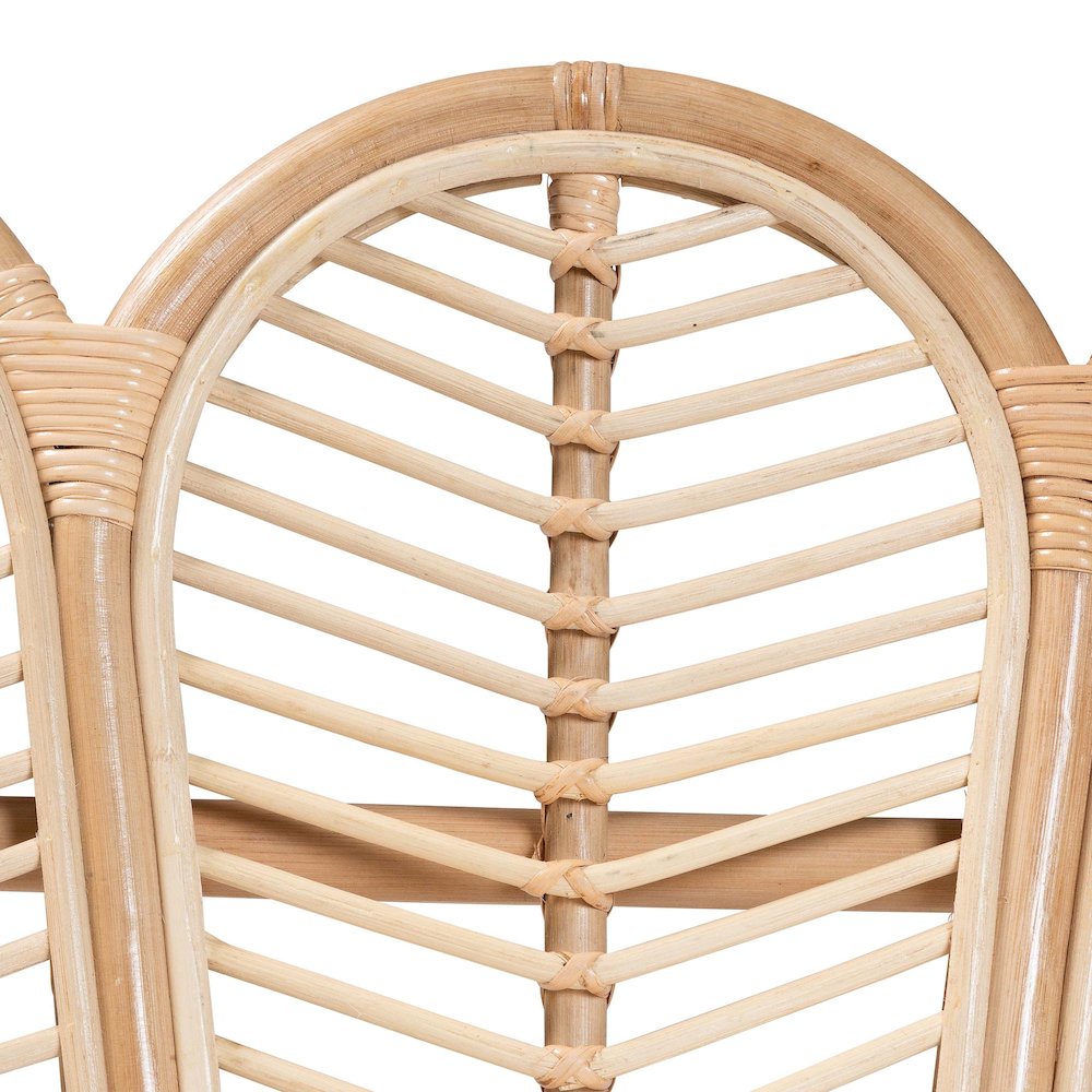 Eliava Natural Rattan Accent Bench. Picture 7