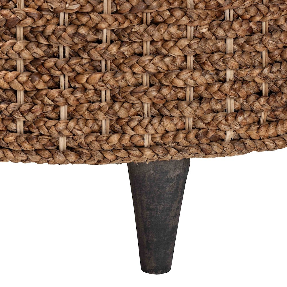 Bailey Handwoven Seagrass Storage Ottoman. Picture 5