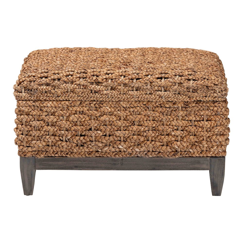Bailey Handwoven Seagrass Storage Ottoman. Picture 3