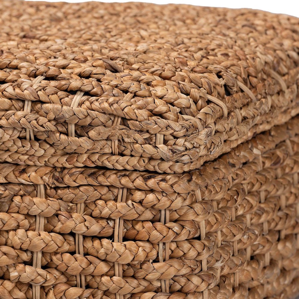 Bailey Handwoven Seagrass Storage Ottoman. Picture 5
