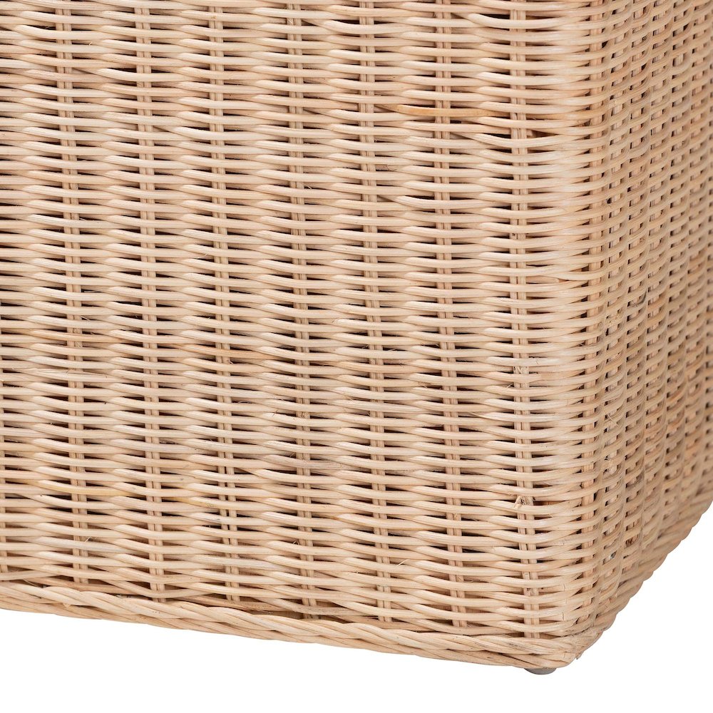 Damita Scallop Natural Rattan Chest. Picture 7