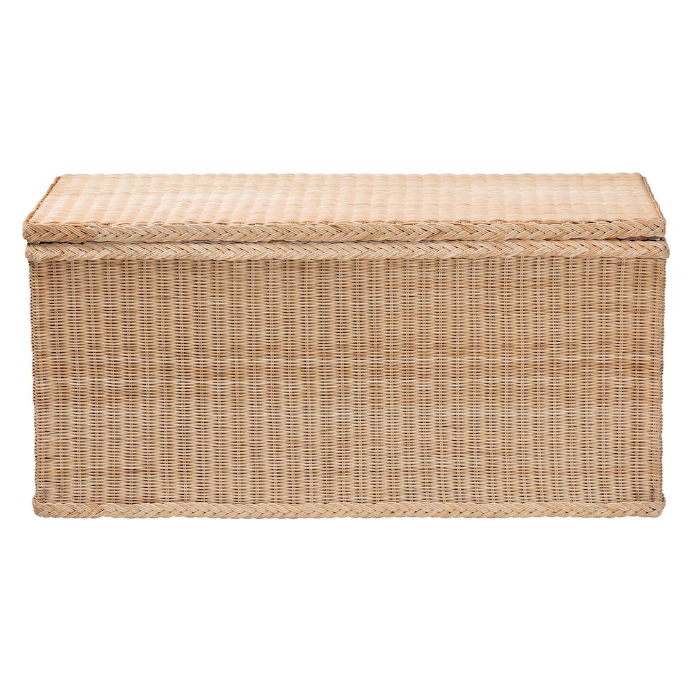Caden Braided Natural Rattan Chest. Picture 3