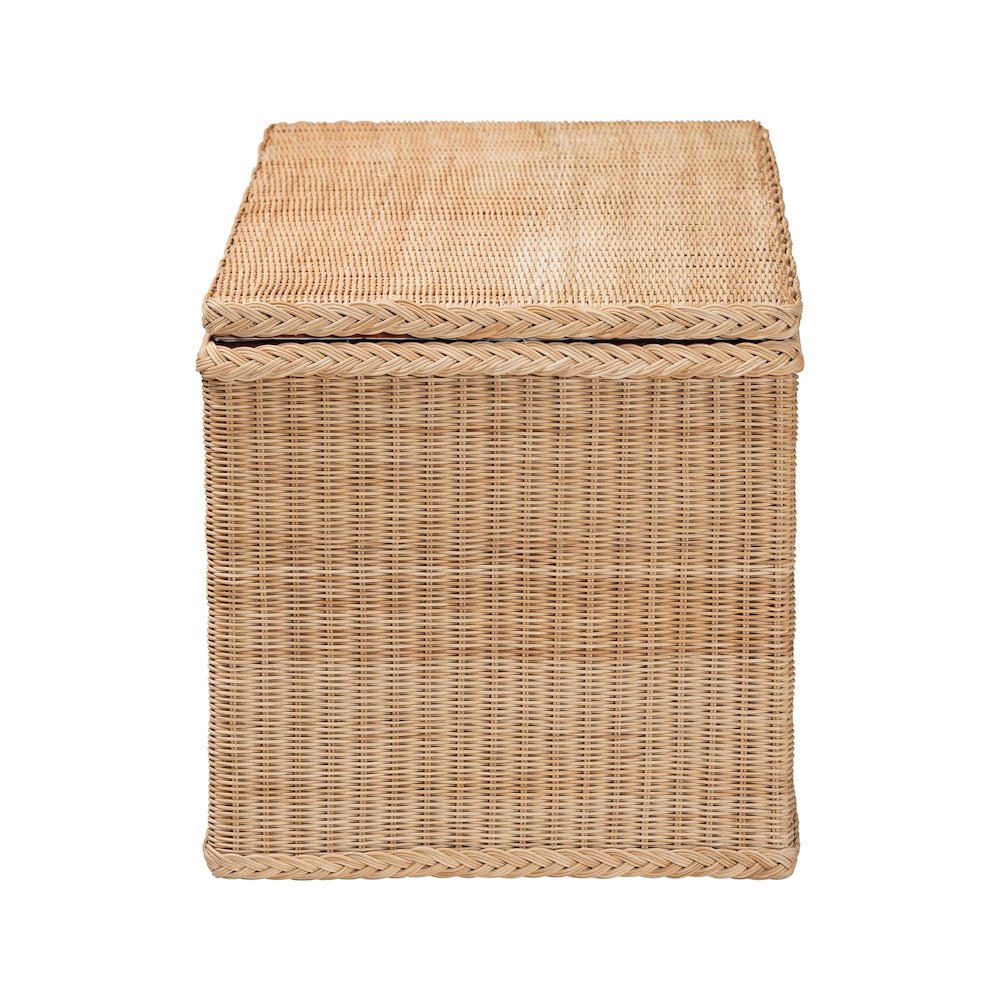 Caden Braided Natural Rattan Chest. Picture 4