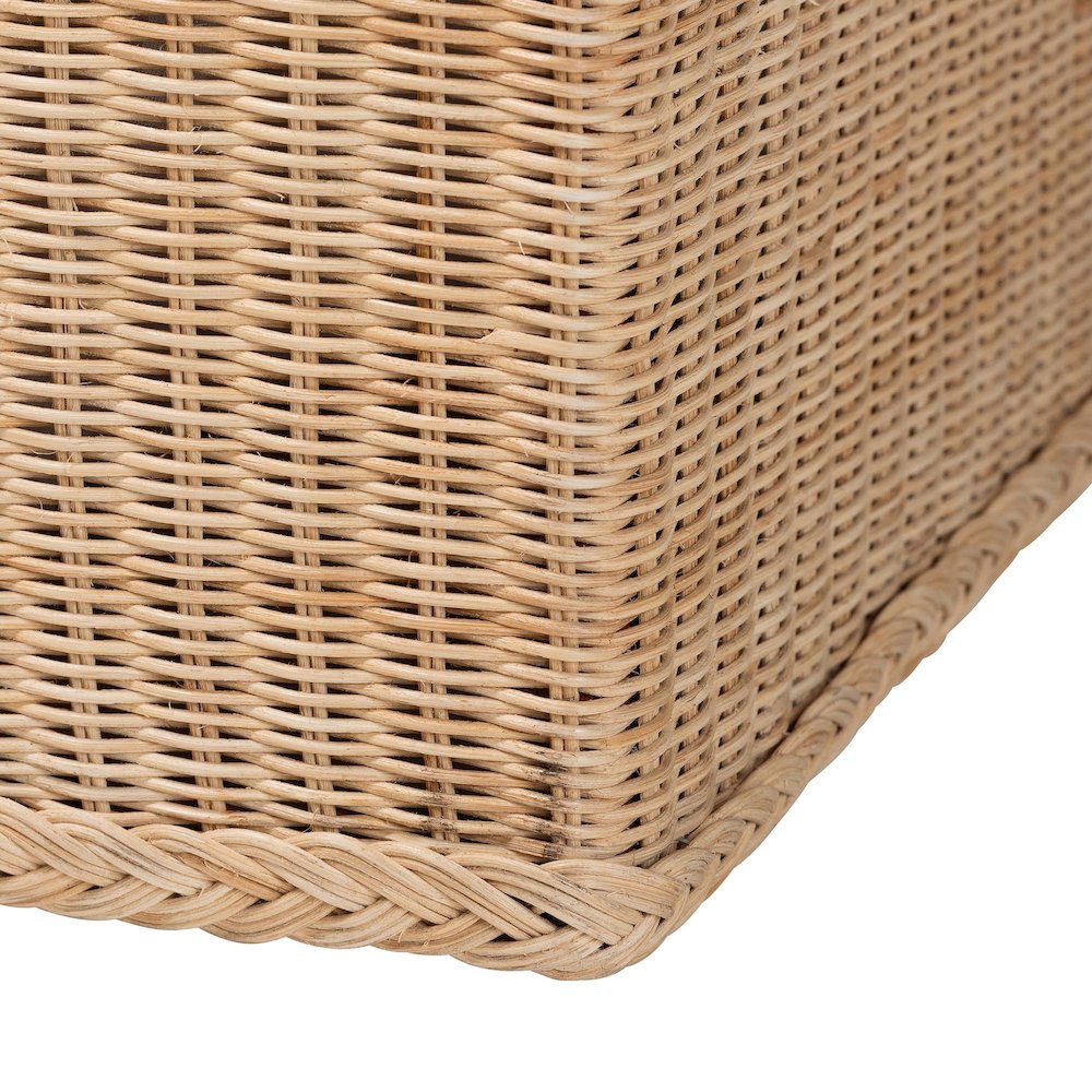 Caden Braided Natural Rattan Chest. Picture 6
