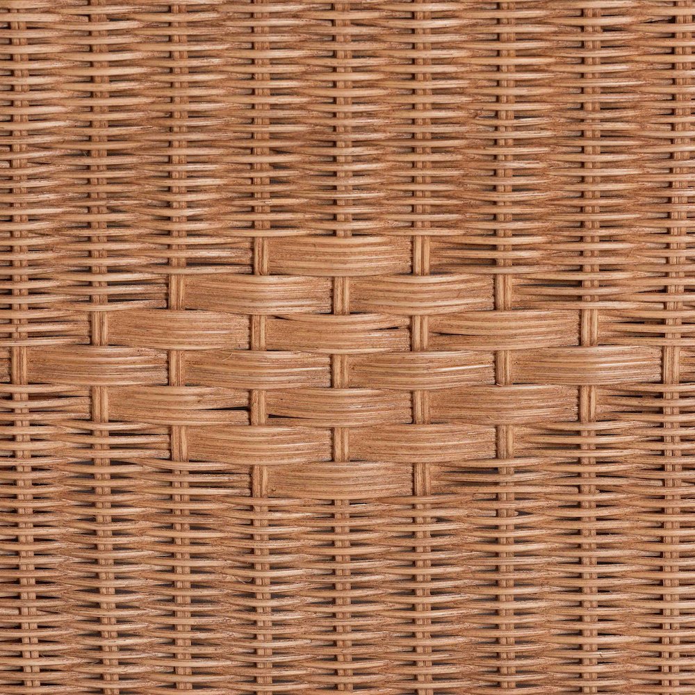 Eamon Braided Natural Rattan Storage Bench. Picture 7
