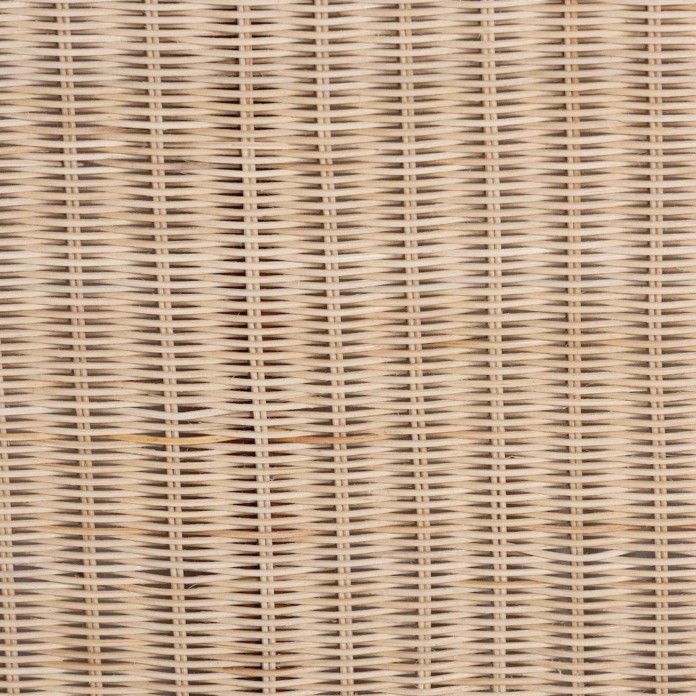 Barid Braided Natural Rattan Storage Bench. Picture 7