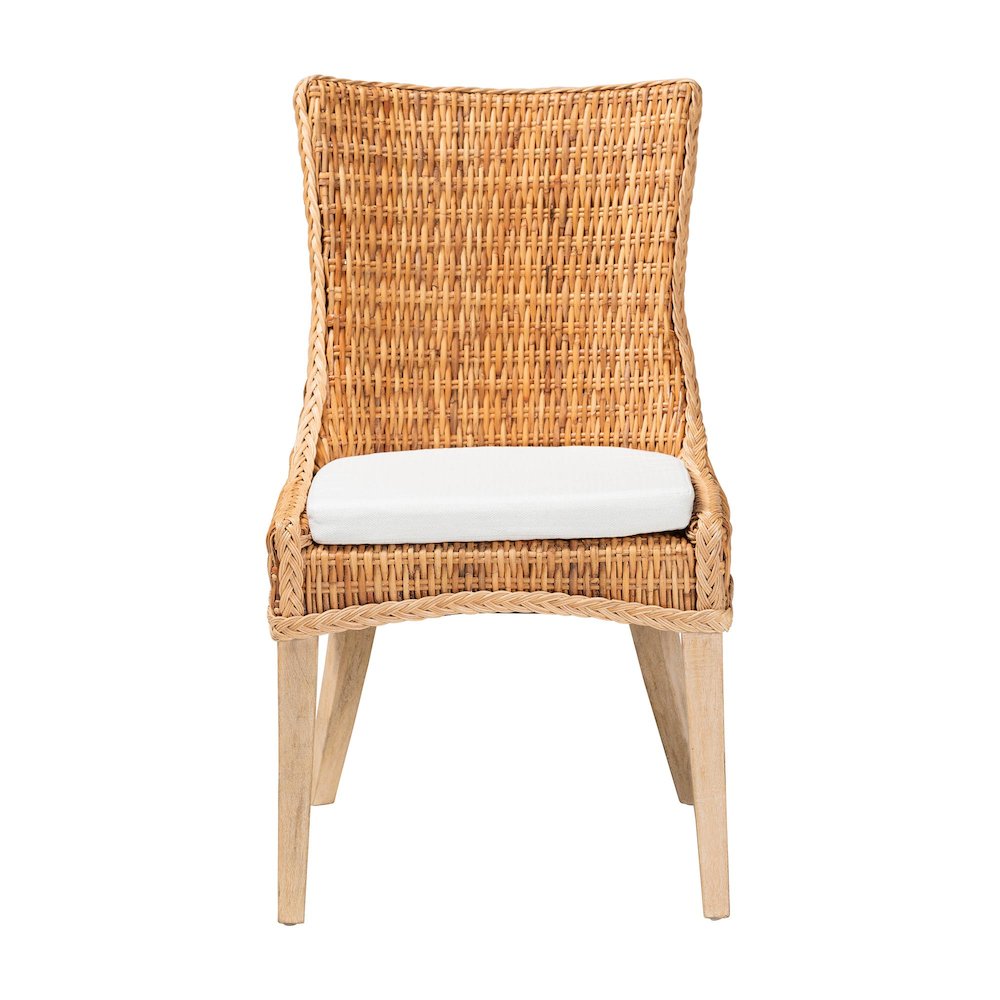 Derris Natural Rattan Dining Chair. Picture 1