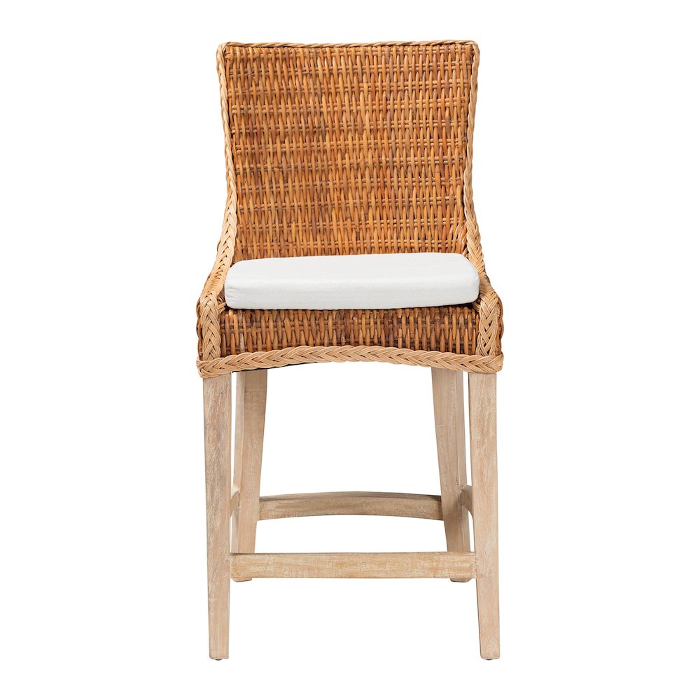 Derris Natural Rattan Counter Stool. Picture 1