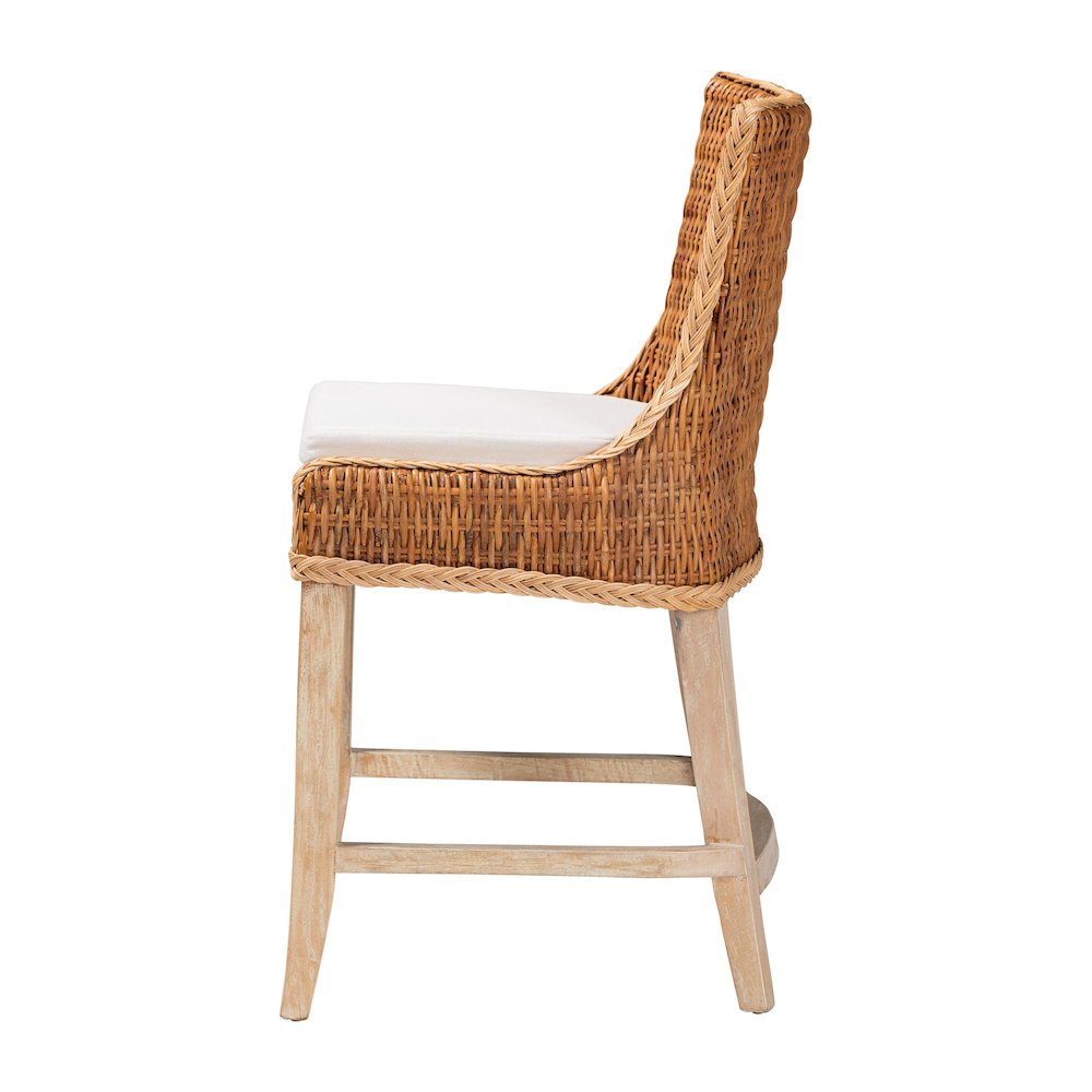 Derris Natural Rattan Counter Stool. Picture 3