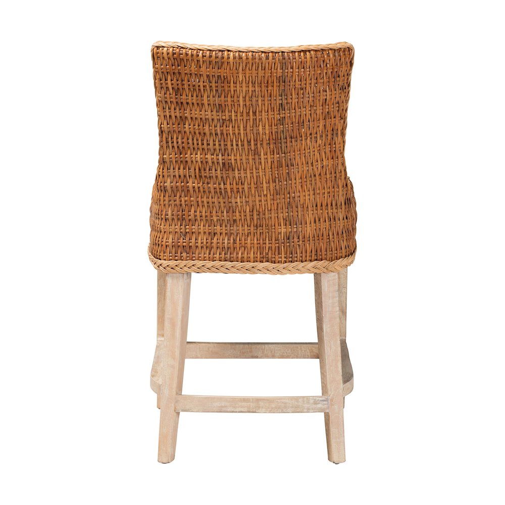 Derris Natural Rattan Counter Stool. Picture 4