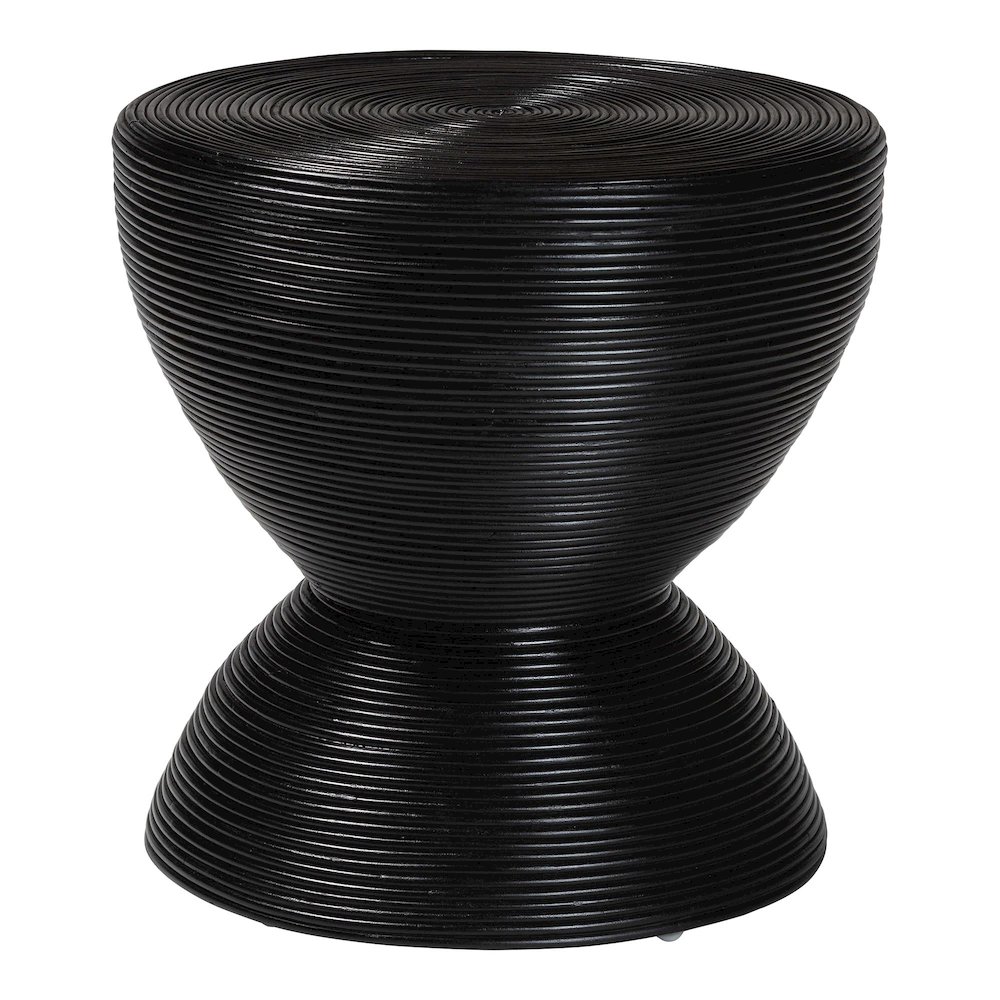 Tokyo Laminated Natural Rattan Side Table. Picture 1