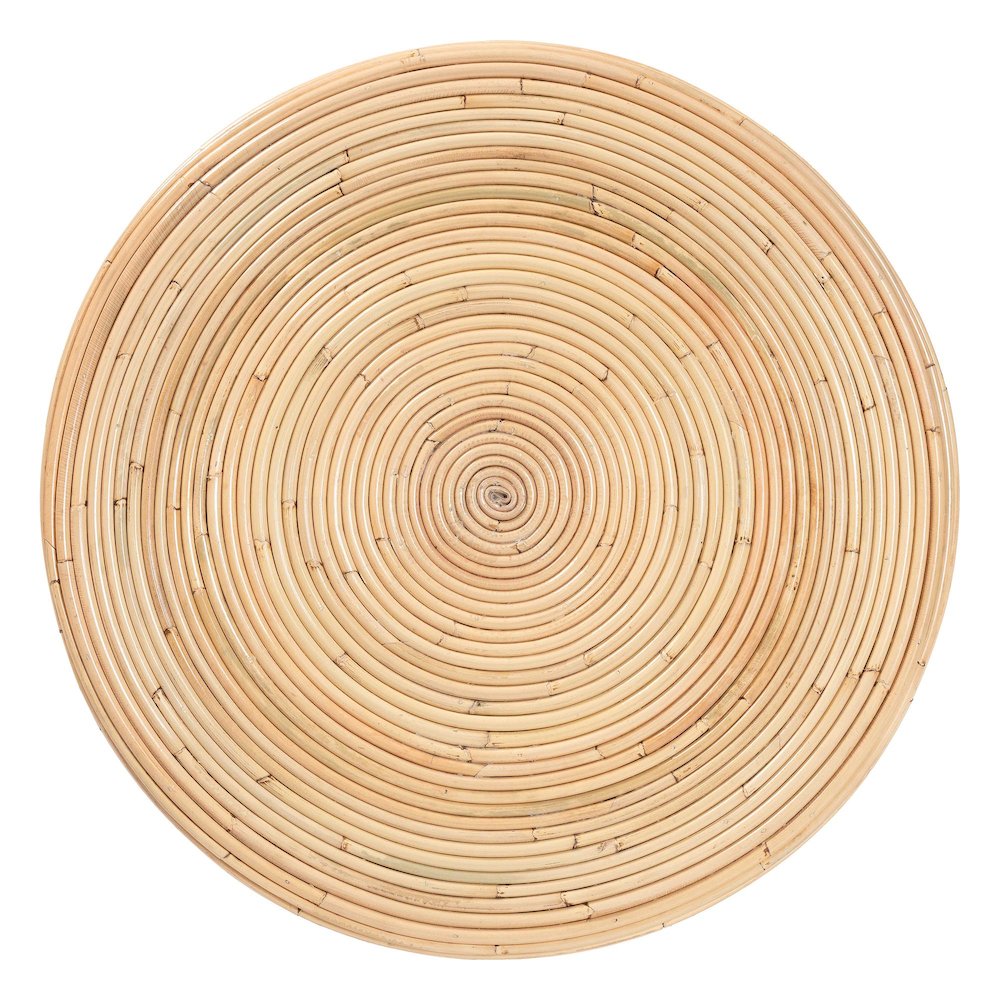 Tokyo Laminated Natural Rattan Side Table. Picture 4