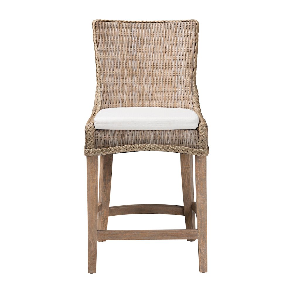 Derris Natural Rattan Counter Stool. Picture 1