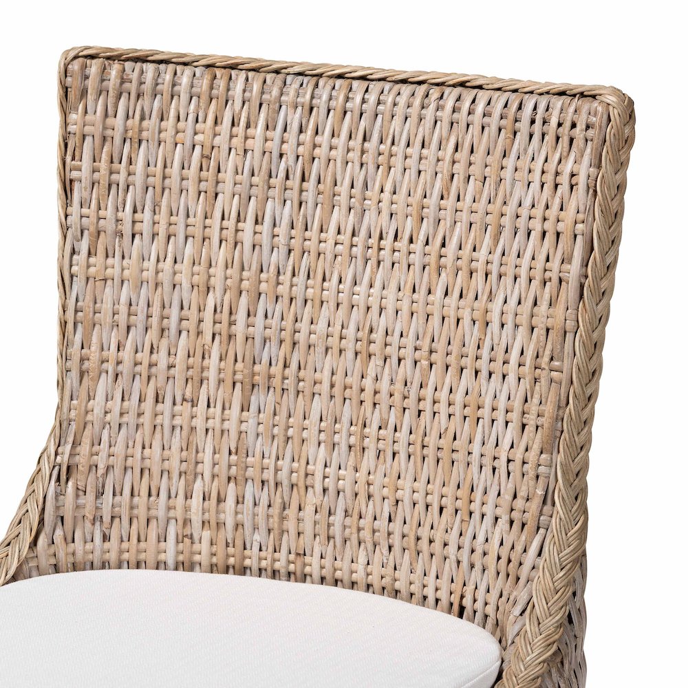 Derris Natural Rattan Counter Stool. Picture 5