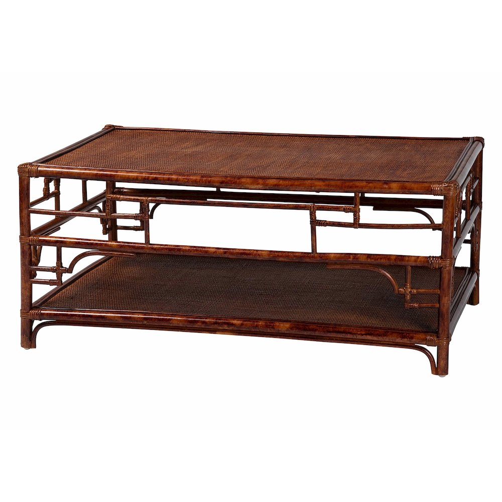 Sebalio Tortoise Natural Rattan Coffee Table. Picture 1