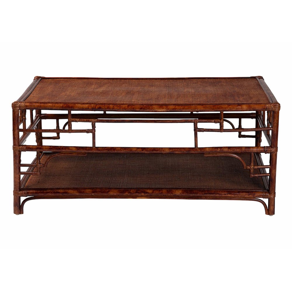 Sebalio Tortoise Natural Rattan Coffee Table. Picture 2