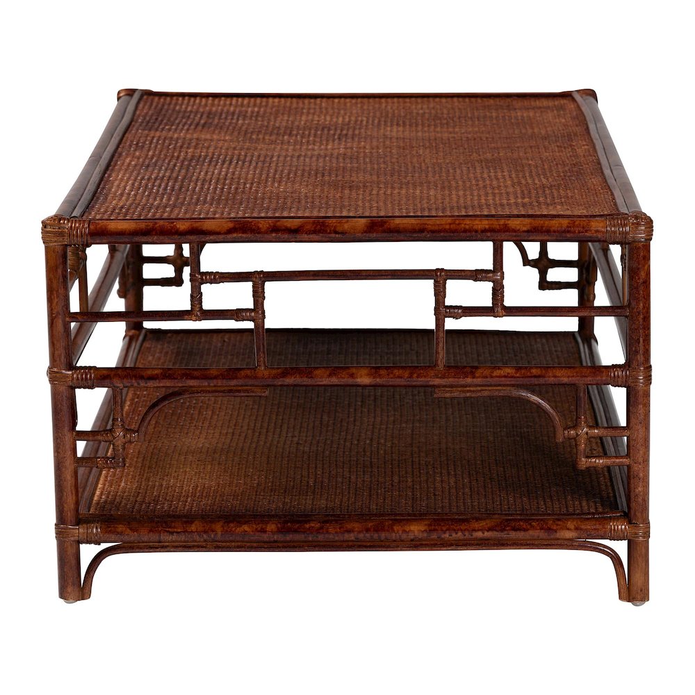 Sebalio Tortoise Natural Rattan Coffee Table. Picture 3