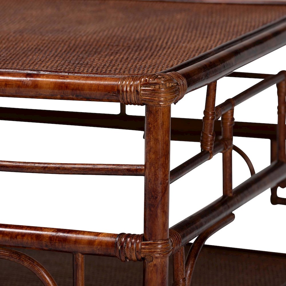 Sebalio Tortoise Natural Rattan Coffee Table. Picture 4