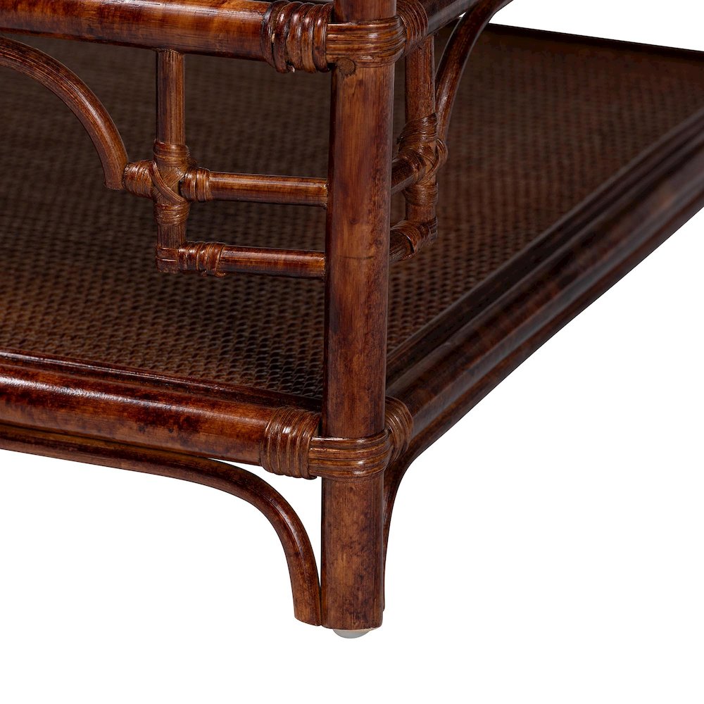 Sebalio Tortoise Natural Rattan Coffee Table. Picture 5