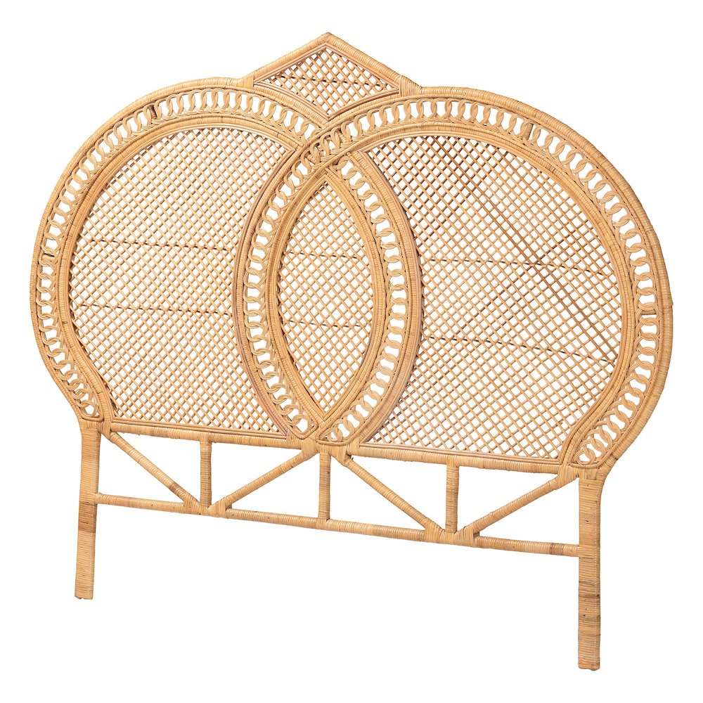 Nerita Natural Rattan Standalone Headboard. Picture 2